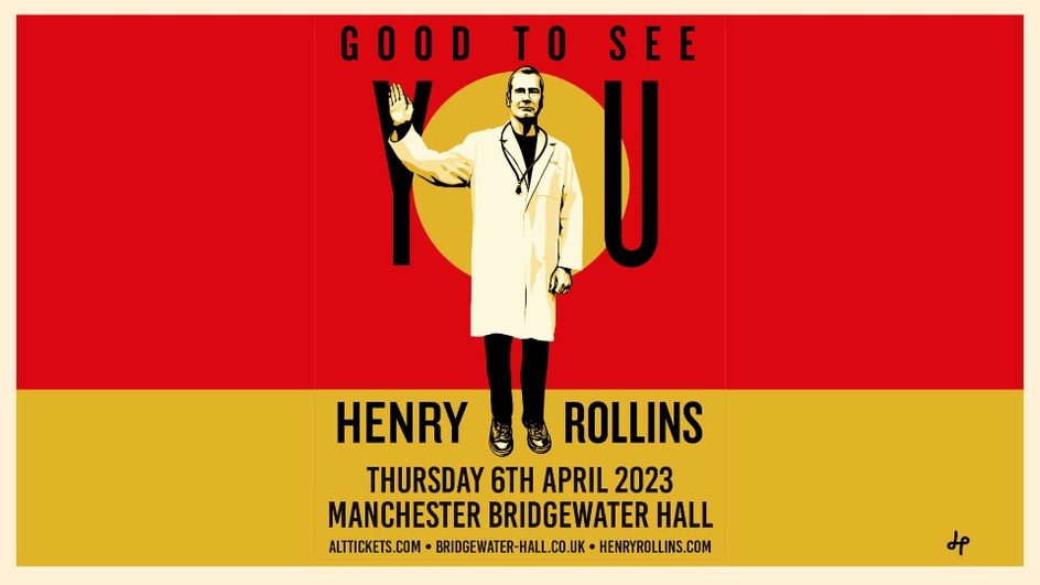 Henry Rollins - The Bridgewater Hall - 6 April 2023