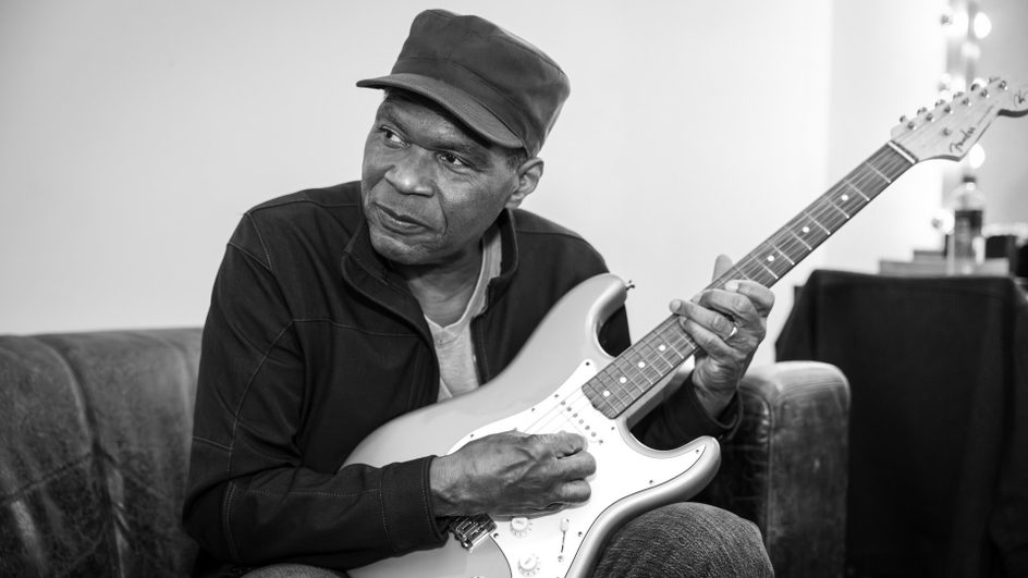 Robert Cray with guitar