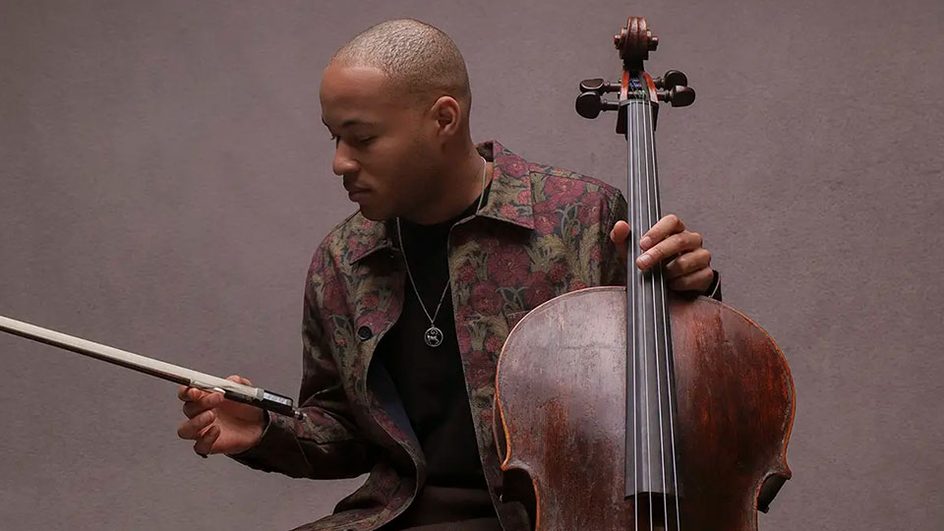 Sheku Kanneh-Mason with cello